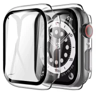 Akcesoria do smartwatchy - Obudowa ochronna z szkłem Alogy Protector Case 2w1 nakładka etui do Apple Watch 10 46mm Przezroczysta - miniaturka - grafika 1