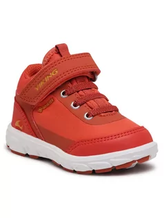 Buty dla dziewczynek - Viking Sneakersy Spectrum R Mid Gtx GORE-TEX 3-50020-6370 Czerwony - grafika 1