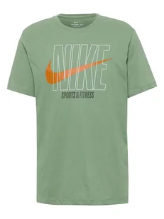Nike Koszulka sportowa w kolorze zielonym - Koszulki sportowe męskie - miniaturka - grafika 1