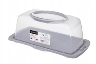 Pojemniki kuchenne - Pojemnik prostokątny na ciasto KEKS Taupe Galicja 5672 - miniaturka - grafika 1