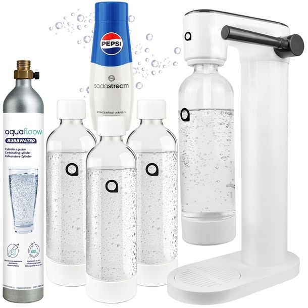 Saturator Do Gazowania Wody 3 Butelki 0,8l Nabój Co2 Syrop Sodastream Pepsi