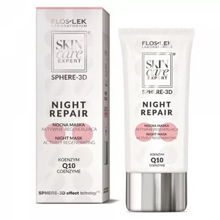 Flos-Lek Skin Care Expert Sphere-3D Nocna Maska aktywnie regenerująca Night Repair 50ml - Maseczki do twarzy - miniaturka - grafika 1