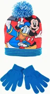 Rękawiczki - Komplet zimowy dla chłopca Disney Mickey Mouse czapka i rękawiczki rozmiar 52 cm - miniaturka - grafika 1