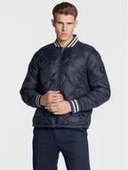 Kurtki męskie - Tommy Hilfiger Kurtka bomber Reversible Varsity MW0MW27587 Granatowy Regular Fit - miniaturka - grafika 1