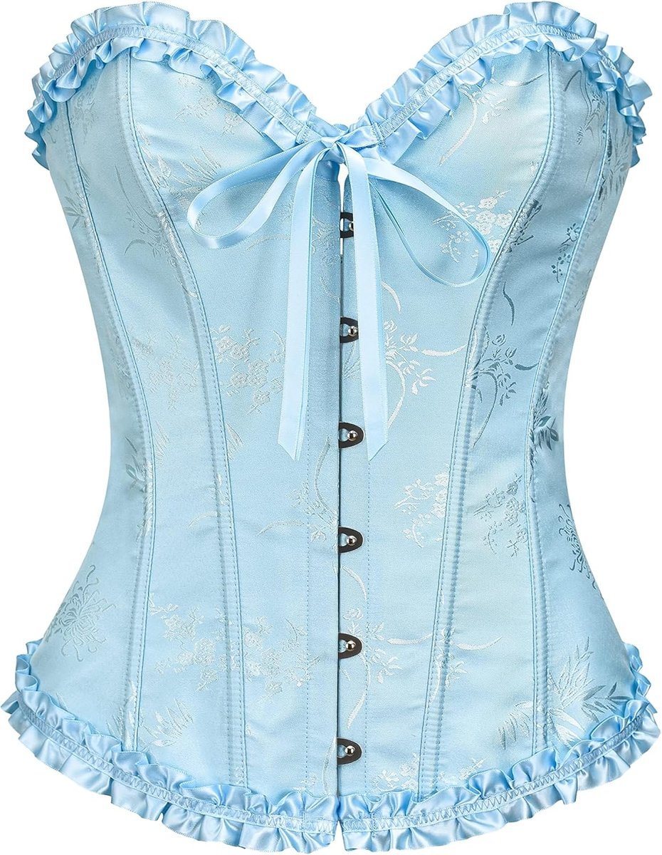 Czarny Gorset Damski Top Wyszczuplający Seksowny i Elegancki S-XL