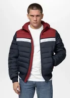 Kurtki męskie - Kurtka zimowa męska Pit Bull Rubio granatowa/czerwona M - miniaturka - grafika 1