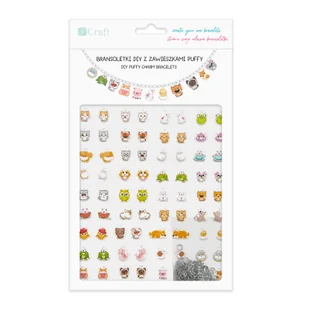 Zestaw kreatywny bransoletki  zawieszka Puffy Animals WB DALPRINT DPZK-012 - Zabawki kreatywne - miniaturka - grafika 4