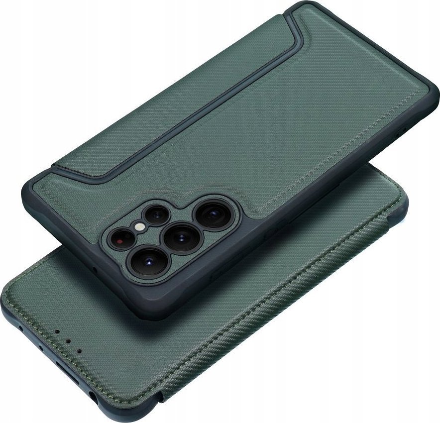 OEM Kabura RAZOR Book do SAMSUNG A55 5G ciemnozielony