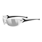 Okulary sportowe - Uvex Okulary Sportstyle 211 biały-czarny / Kolor soczewek: srebrne / Rodzaj szkieł: standardowe 53.0.613.8216 - miniaturka - grafika 1