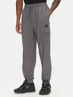 Spodnie sportowe męskie - adidas Spodnie dresowe Essentials Small Logo JD1822 Szary Regular Fit - miniaturka - grafika 1