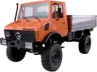 Modele zdalnie sterowane - Amewi Mercedes-Benz Unimog Advanced 4WD 1:12 RTR orange - miniaturka - grafika 1