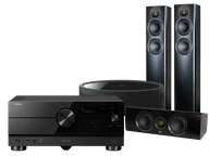 Kino domowe - Yamaha RX-A6A (czarny) + Carina FS247 (czarny) + CC 241 (czarny) + MusicCast 50 (czarny) - miniaturka - grafika 1
