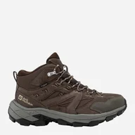 Buty trekkingowe męskie - Buty trekkingowe męskie Jack Wolfskin Vojo Tour Texapore Mid M A62072_5719 40.5 Ciemnobrązowe (4064886369350) - miniaturka - grafika 1