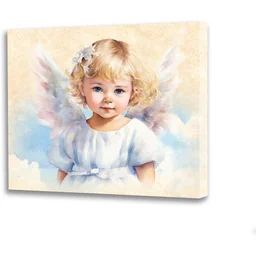 Obraz religijny na płótnie Anioł Stróż - Ikony i obrazy sakralne Obraz religijny na płótnie Anioł Stróż - Ikony i obrazy sakralne - miniaturka - grafika 1