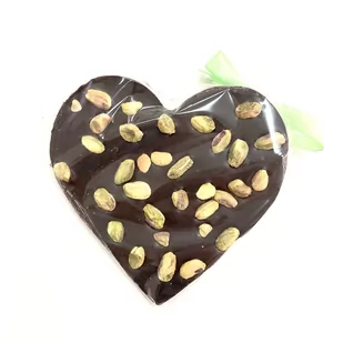 Santini, Serce Czekolada Ciemna z Pistacją , 80 g - Czekolada - miniaturka - grafika 1
