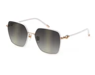 Okulary przeciwsłoneczne - Furla Okulary damskie, Total Shiny Rose Gold, 58 - miniaturka - grafika 1