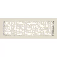 Akcesoria kominkowe - Kratki.pl KRATKA KOMINKOWA ABC KREMOWA 170X490 MM 49ABC/K - miniaturka - grafika 1