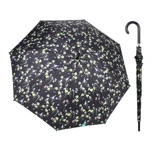 Parasol damski długi Perletti z serii Time, Fiori 1 - Parasole - miniaturka - grafika 1