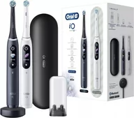 Szczoteczki elektryczne - Braun Oral-B iO 8 2szt. White&Black - miniaturka - grafika 1