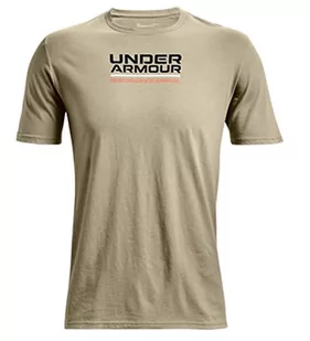 Under Armour Wielokolorowe pudełko logo top z krótkim rękawem męski, S, szary - Koszulki męskie - miniaturka - grafika 1