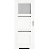 Drzwi wewnętrzne - Skrzydło drzwiowe Dalia biały podcięcie 90P - miniaturka - grafika 1