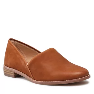 Półbuty damskie - Clarks Półbuty Pure Easy 261573974 Tan Leather - grafika 1