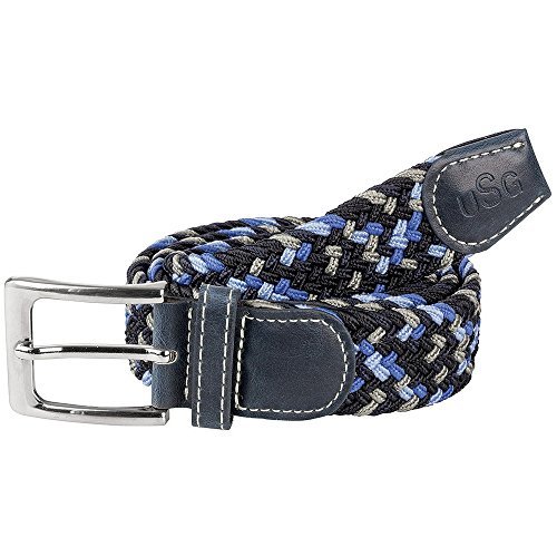 United Sportproducts Germany Unisex's Usg pasek na co dzień dziecko X 80 cm granatowy/szary/niebieski