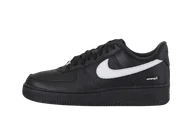 Buty sportowe męskie - Nike Air Force 1 Low Supreme Black White - miniaturka - grafika 1