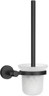 Akcesoria do wc - Kleine Wolke Szczotka do WC Apollo Nero Milky - miniaturka - grafika 1