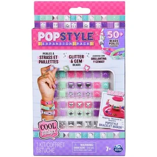 Cool Maker Zestaw do tworzenia bransoletek PopStyle Glitter & Gem Expansion Pack Spin Master - Zabawki kreatywne - miniaturka - grafika 1