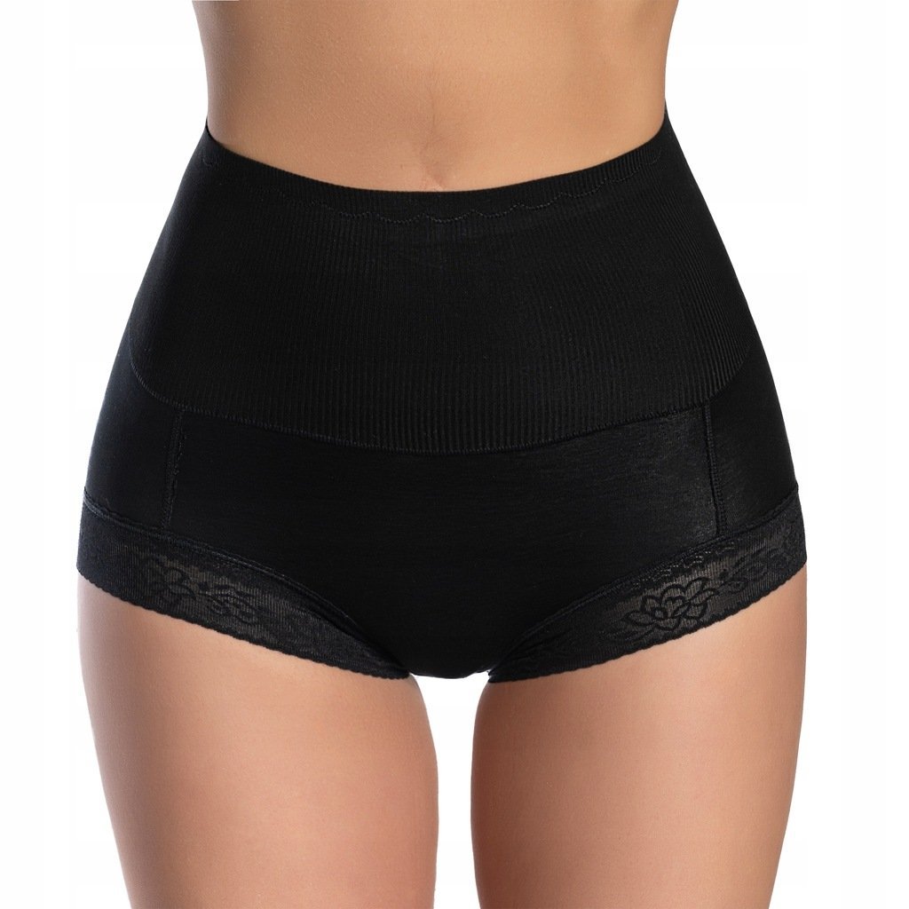 Wyszczuplające MAJTKI figi z WISKOZY korygujące WYSOKI STAN delikatne