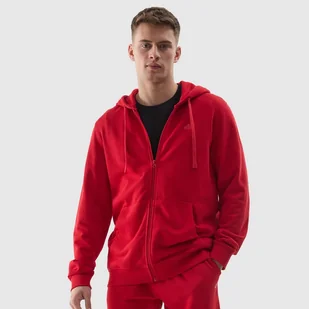 Bluza 4F 4FWSS24TSWSM0951 61S czerwony XXXL - Bluzy męskie - miniaturka - grafika 1