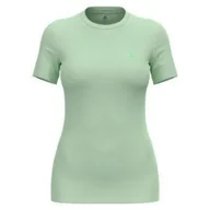 Koszulki i topy damskie - Koszulka damska ODLO Merino 160 BL TOP krótki rękaw 100% wełna merino - miniaturka - grafika 1