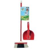 Zabawki AGD - Klein Trefl Zestaw do zamiatania czerwony - miniaturka - grafika 1