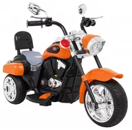 Jeździki dla dzieci - Motorek Chopper NightBike Pomarańczowy PA.TR1501.POM - miniaturka - grafika 1