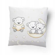 Pościel dla dzieci - POSZEWKA NA PODUSZKĘ 40x40 BAWEŁNA ZAMEK WZORY! - miniaturka - grafika 1