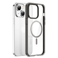 Etui i futerały do telefonów - Dux Ducis Clin2 etui iPhone 14 Plus magnetyczny pokrowiec MagSafe szare - miniaturka - grafika 1