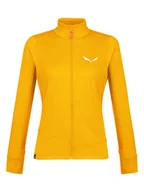 Kurtki damskie - Salewa Kurtka polarowa "Puez" w kolorze żółtym - miniaturka - grafika 1