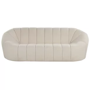 Sofa 3-osobowa boucle biała LOMMA - Sofy i kanapy - miniaturka - grafika 1