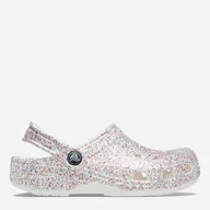Buty dla dziewczynek - Croksy dziecięce Crocs Classic Sprinkle Glitter Clogt CR208571 25-26 Białe (196265326136) - miniaturka - grafika 1