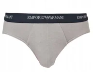 Majtki męskie - EMPORIO ARMANI MAJTKI SLIPY MĘSKIE SZARE S JSI - miniaturka - grafika 1