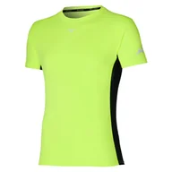 Koszulki męskie - Koszulka męska Mizuno  Sun Protect Tee Neolime S - miniaturka - grafika 1
