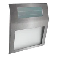 Lampy ogrodowe - Lampa solarna LED srebrna podświetlany numer domu IP44 DPM - miniaturka - grafika 1