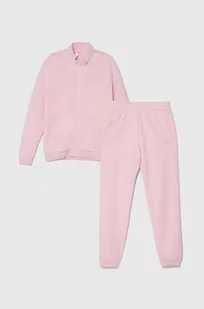 adidas dres dziecięcy kolor różowy - Dresy i komplety dla dziewczynek - miniaturka - grafika 1