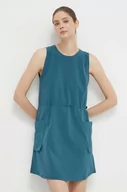Sukienki - Helly Hansen sukienka sportowa Viken kolor turkusowy mini prosta 62820 - miniaturka - grafika 1