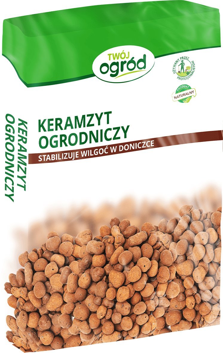 Twój Ogród Keramzyt ogrodniczy - stabilizuje wilgoć w doniczce 5l