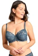 Biustonosze - Sans Complexe Damski biustonosz z fiszbinami Arum-Soutien Gorge Classique Armatures, niebieski orientalny, 85F - miniaturka - grafika 1