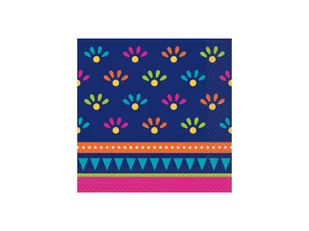 Serwetki Boho Fiesta - 33 cm - 20 szt. - Dekoracje i nakrycia stołu na imprezę - miniaturka - grafika 1