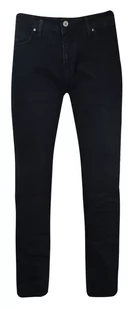Spodnie Męskie, Bardzo Ciemne Granatowe JEANSY, Regular Fit, Zwężana Nogawka -PAKO JEANS - Pako Jeans - Spodnie męskie - miniaturka - grafika 1
