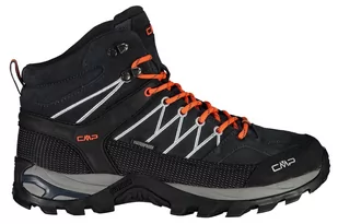 Buty trekkingowe męskie CMP Rigel Mid WP czarno-pomarańczowy - Buty trekkingowe męskie - miniaturka - grafika 1